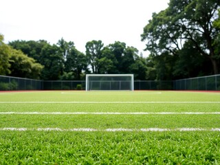 Artificial grass background with vibrant green color and realistic texture for outdoor landscaping and sports fields, sports field, grassy