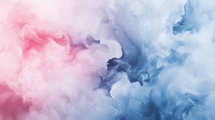 Fototapeta premium Ethereal Pastel Watercolor Blends with Dynamic Swirling Strokes