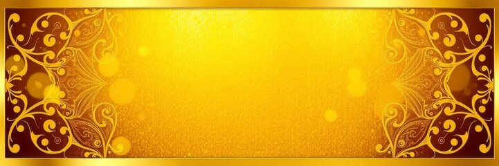 Fototapeta premium Elegant golden background design with shimmering metallic textures and intricate geometric patterns, shimmer, metallic
