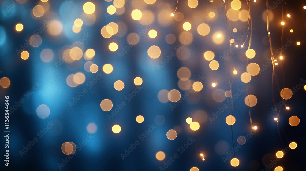 Poster bokeh lights background design creating a beautiful atmosphere for photography