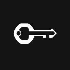 Geometric Key Logo, Security & Sophistication