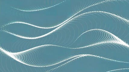 Vector background with white abstract blurred wave dots creative color