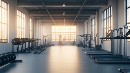 A Modern Gymnasium Showcasing the Latest Fitness Innovations and Community