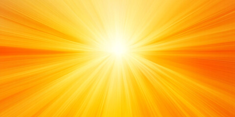 Bright yellow and orange gradient with soft, glowing rays, evoking the warmth of a sunset