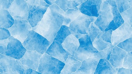 Obraz premium Blue Ice Texture Background with Crystallized Patterns and Details