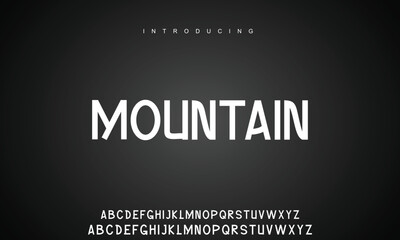 Abstract modern urban alphabet fonts. Typography sport, technology, fashion, digital, future creative logo font.