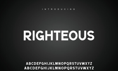 Abstract modern urban alphabet fonts. Typography sport, technology, fashion, digital, future creative logo font.