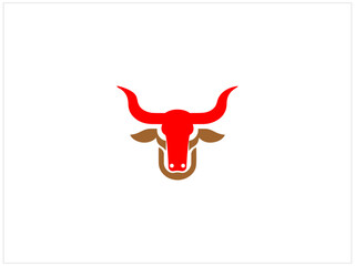 Long horn vector design , illustration and isolate template .