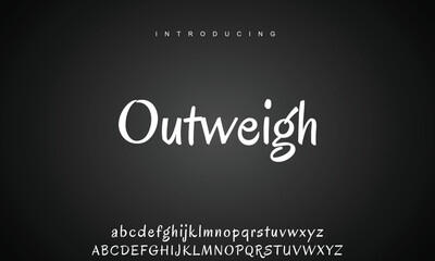 Abstract modern urban alphabet fonts. Typography sport, technology, fashion, digital, future creative logo font.