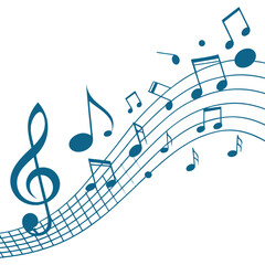 Minimalist Music Halftone Art - Creative Design on White Background, Art & Illustration