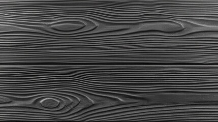 Detailed Close-Up of Black Wood Grain Texture and Patterns
