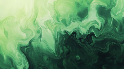 Abstract gradient with various green shades