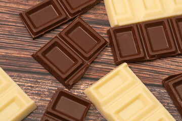 砕かれたチョコレート