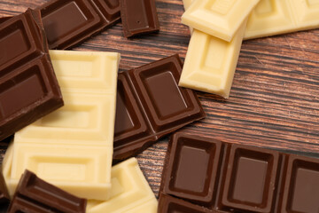 砕かれたチョコレート