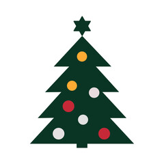 A set of Icon on christmas items