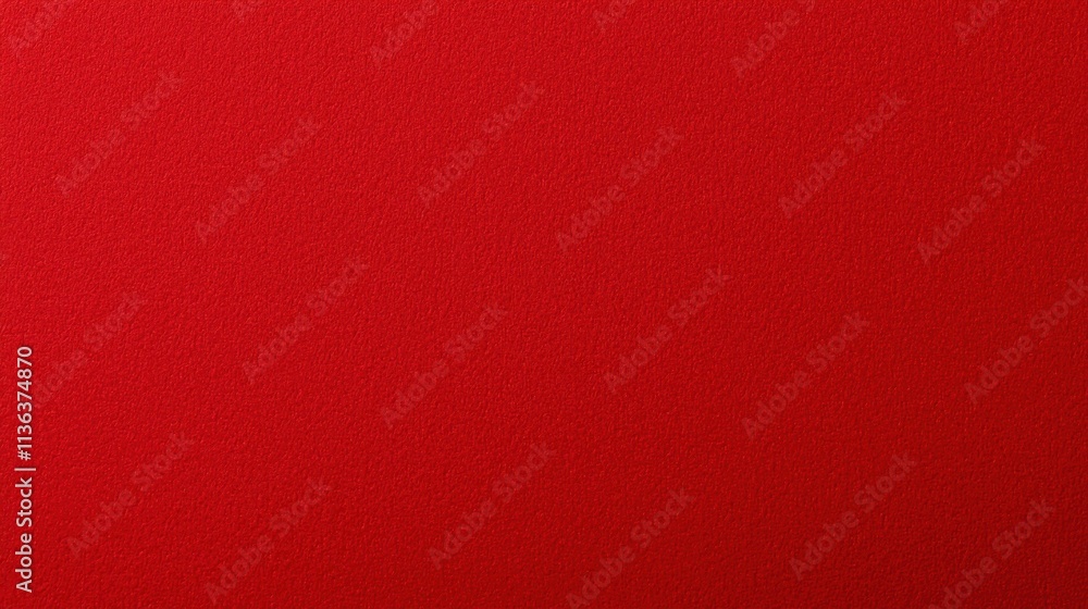 Poster solid vibrant red background with subtle texture and depth