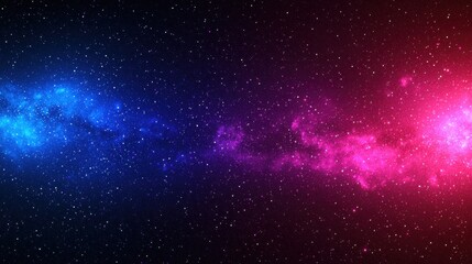 Obraz premium Stunning Cosmic Background with Vibrant Blue and Pink Nebulae