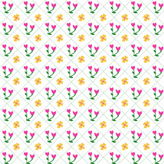 Print Floral seamless pattern. Beautiful seamless floral pattern vector design.