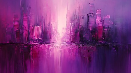 Naklejka premium Bright purple and magenta tones with light accents