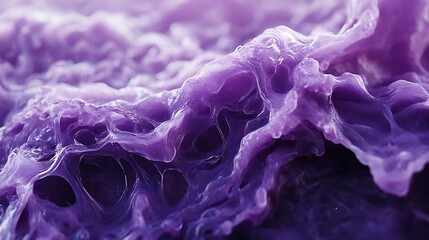 Fototapeta premium Abstract purple waves creating a flowing energy effect