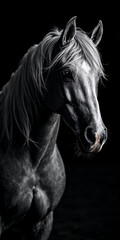 Concept photo of a horse with space for text
