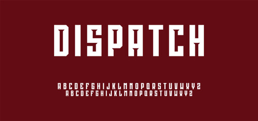 Modern abstract digital tech font. Logo creative font, type, technology, movie, digital, music, movie. Font and illustration in vector format.