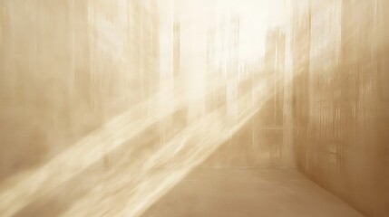 Abstract ivory light beams on a neutral base