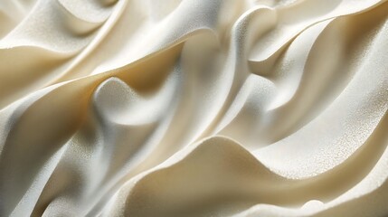 Obraz premium Textured ivory surface with soft metallic highlights