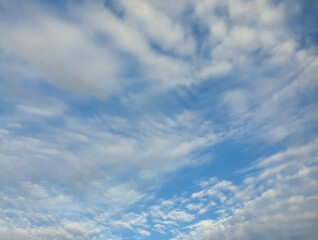 Obraz premium Many white clouds in the sky