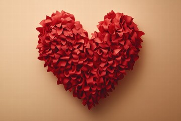 Red Fabric Heart