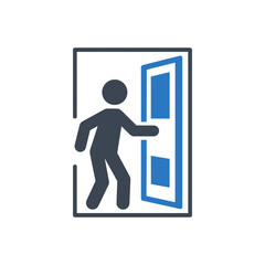 Enter Door Symbol Icon
