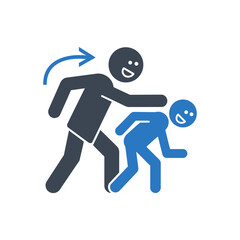 Friendly Push Gesture Icon
