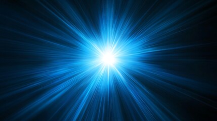 Dark blue and black with a radiant glowing center