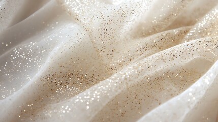 Elegant gold sparkles on a soft white backdrop