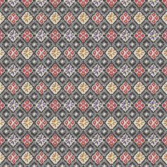 Colourfull Motif Butta Floral and Leavse pattern design