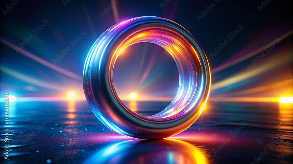 Poster abstract 3d annular ring pulsation - realistic low light rendering