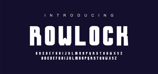 Minimal modern logo alphabet fonts. Typography minimalist urban sana serif digital fashion future creative logos fonts. vector illustration