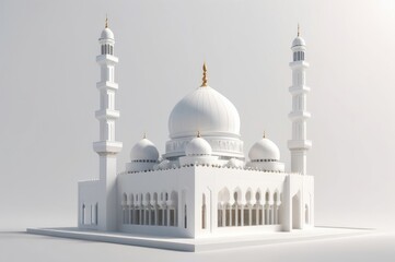 Obraz premium 3d rendering mosque