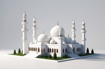 Obraz premium 3d rendering mosque