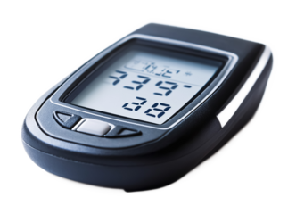 Digital Pedometer for Fitness & Activity Tracking - Isolated on White Background