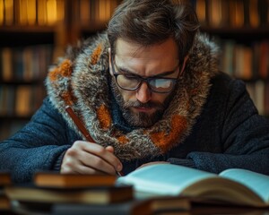 A dedicated individual, perhaps a busy entrepreneur, invests in professional development by engaging with an online course focused on mastering effective communication skills This image highlights