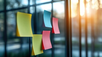Maximize productivity with iconic sticky notes prioritizing topics for effective exam preparation and efficiency markers Strategically organized notes help streamline workflows and boost time