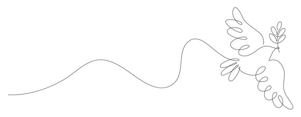 Flying dove with olive branch, hand with dove flying, praying hands and white dove flying 