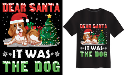 dear santa it was the dog