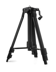 Black heavy duty construction tripod