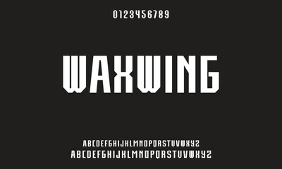 Creative simple modern urban alphabet font. Digital abstract futuristic, logo, music, sport, minimal technology typography. Simple numeric vector illustration