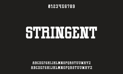 Creative simple modern urban alphabet font. Digital abstract futuristic, logo, music, sport, minimal technology typography. Simple numeric vector illustration