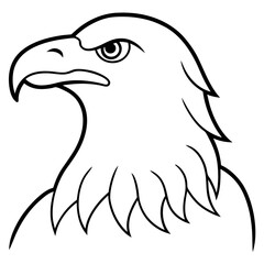 eagle head vector