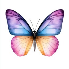 Vibrant butterfly with colorful wings, showcasing beauty and nature's artistry.