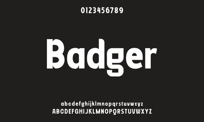 Modern minimal abstract alphabet fonts. Typography technology, electronic, movie, digital, music, future, logo creative font.